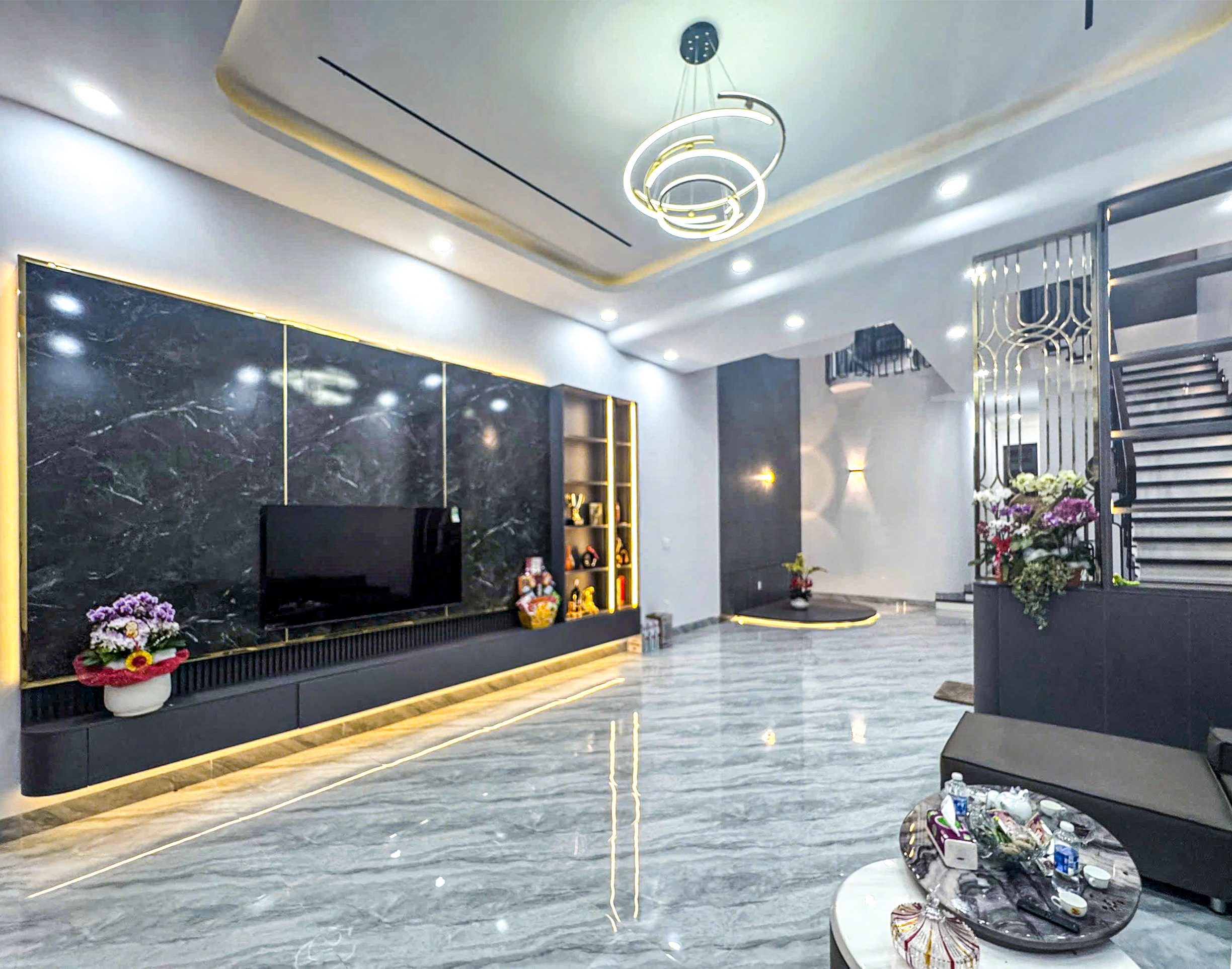Không gian nội thất đã hoàn thiện sẵn sàng bàn giao.