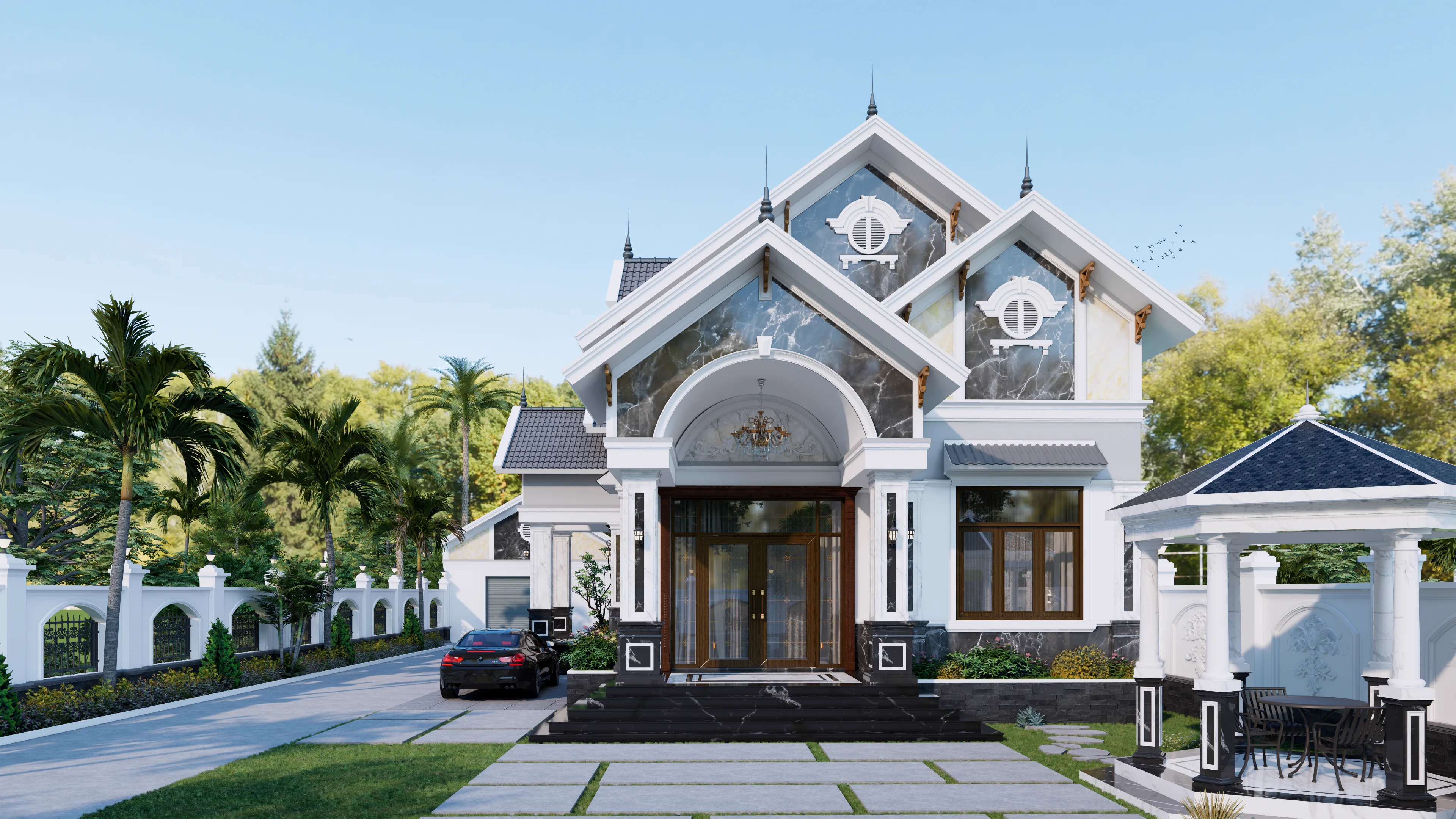 Nhà ở Quảng Khê - Tỷ lệ tổng thể