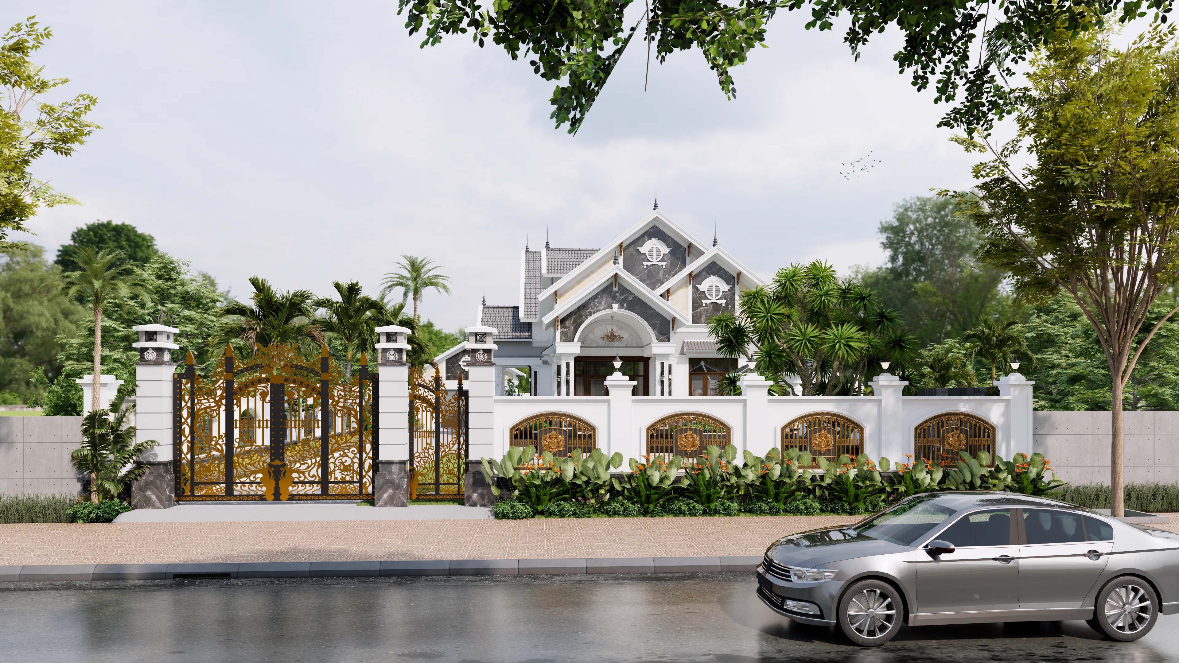 Nhà ở Quảng Khê - Tỷ lệ tổng thể